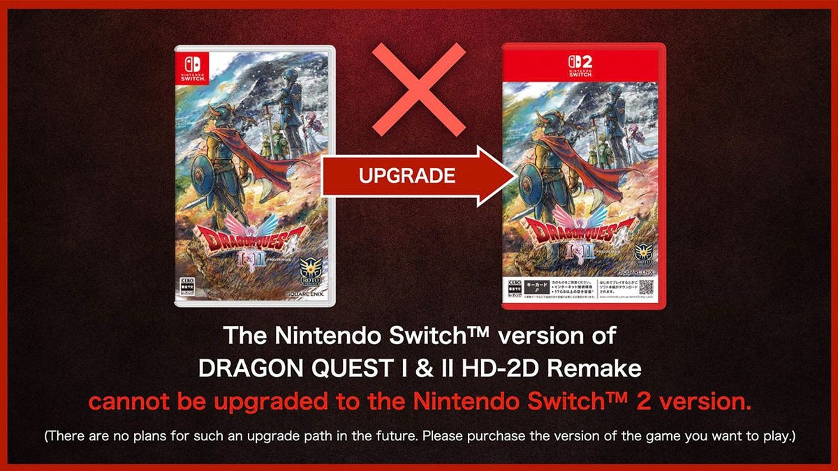 Square Enix exige compra completa para jogadores de Dragon Quest no Switch 2 Foto: Reprodução