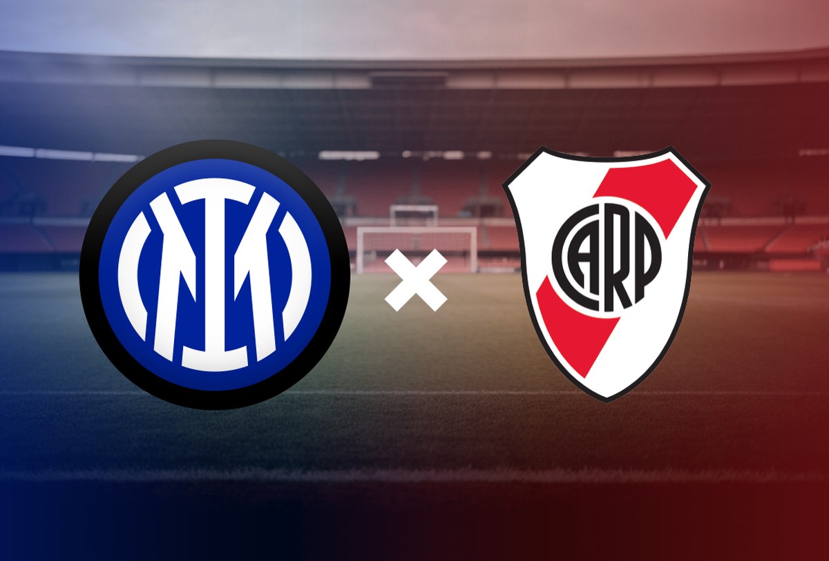 Inter de Milão enfrenta River Plate no Mundial de Clubes da Fifa ao vivo Inter de Milão e River Plate (Foto: Editoria de Arte)