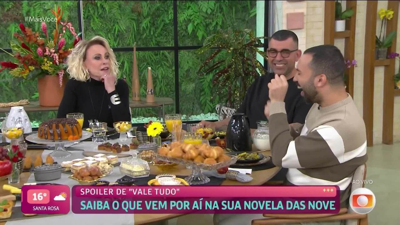 Gil se surpreende com pergunta de Ana Maria sobre seus romances recentes Foto: Reprodução