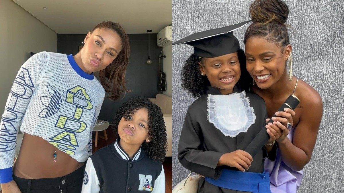 MC Rebecca fala sobre a estreia musical da filha de 8 anos e seu papel como orientadora Agora, Rebecca acompanha com entusiasmo e cuidado os primeiros passos de Morena na música. (Foto: Reprodução/Redes sociais)