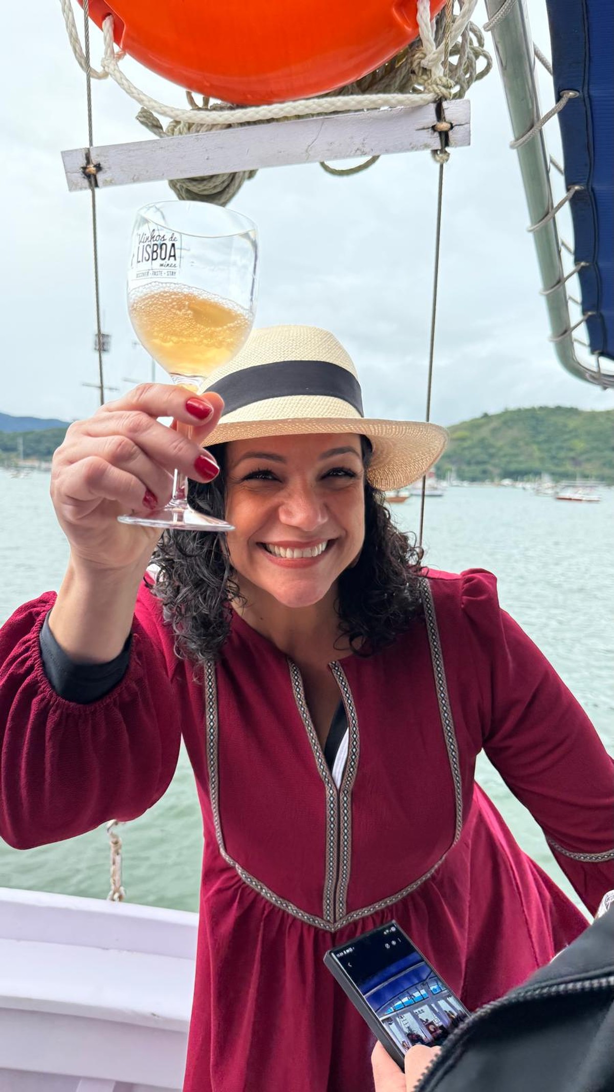 Elaine de Oliveira, sommelière que conduziu prova de vinhos da região de Lisboa em Paraty (Foto: Divulgação)