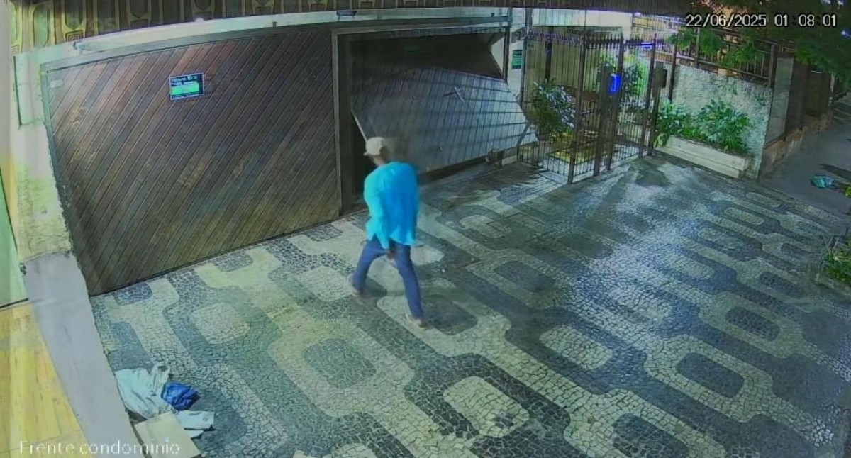 Homem é preso após invadir prédio em Niterói três vezes na mesma madrugada Suspeito de 33 anos foi capturado pelo Segurança Presente em Icaraí; ele tinha mandado de prisão em aberto por roubo (Foto: Reprodução)