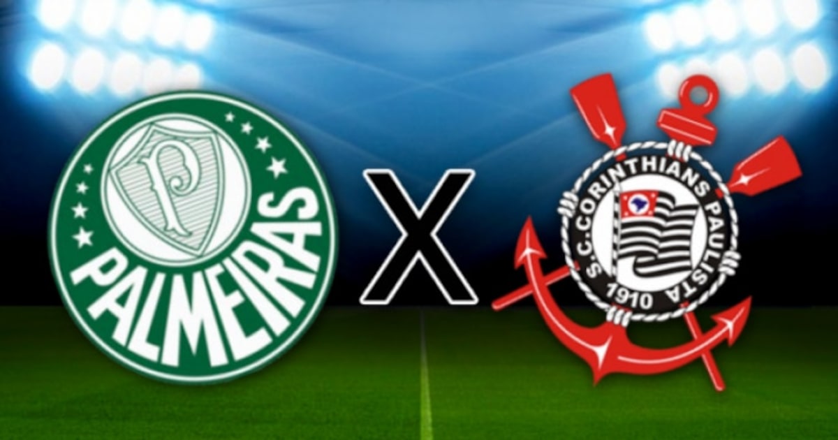 Palmeiras e Corinthians se enfrentam na Copa do Brasil; saiba onde assistir e escalações Palmeiras e Corinthians duelam nesta quarta-feira no Allianz Parque (Foto: Arte/Estadão)