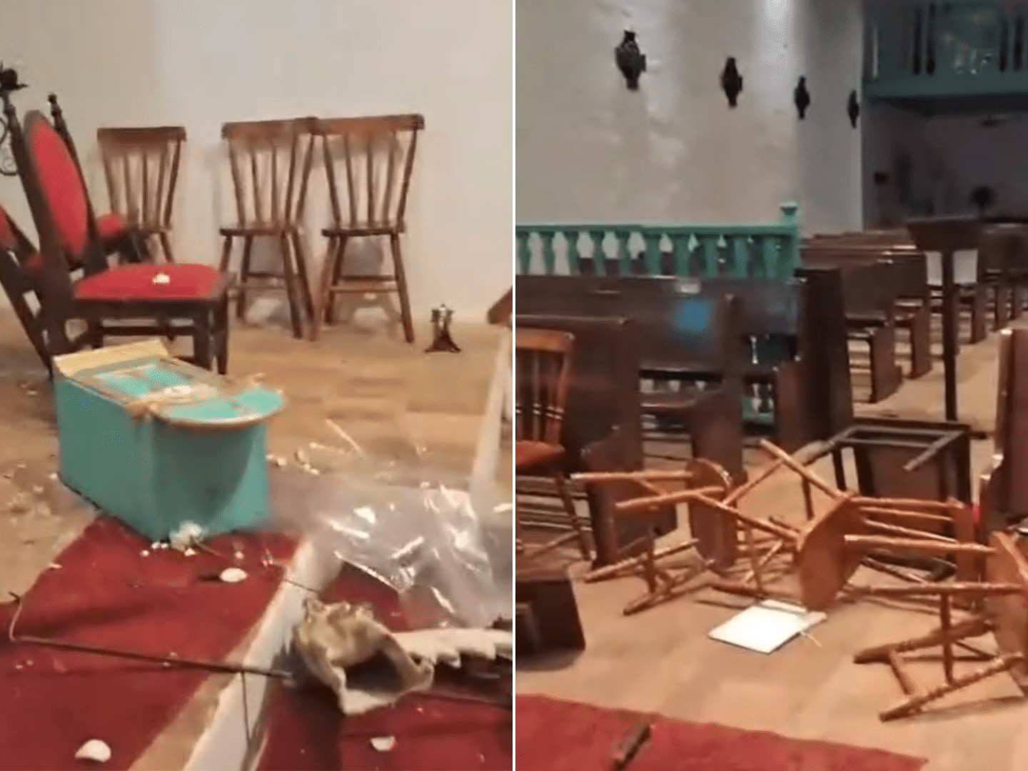 Homem invade e vandaliza Igreja São João Batista em Trancoso, na Bahia