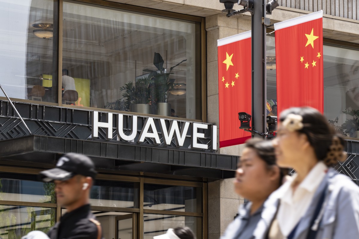 EUA proíbe venda de chips americanos para a chinesa Huawei (Foto: Qilai Shen / Bloomberg)
