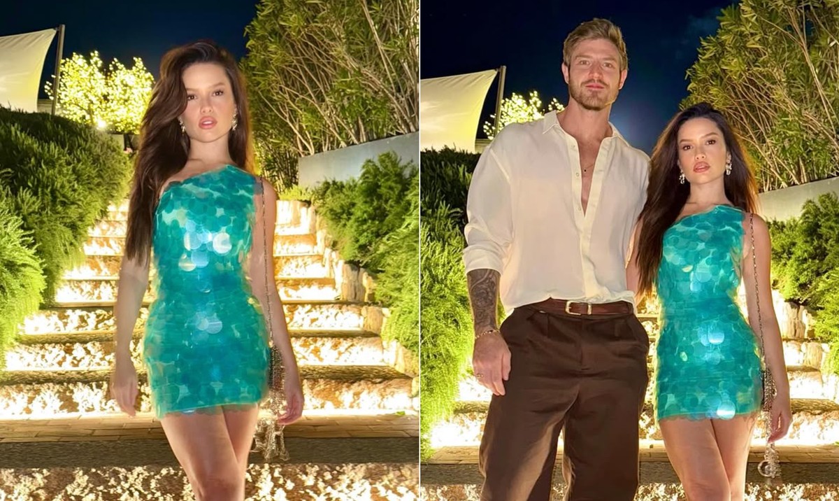 Juliette e namorado são apelidados de 'Barbiette e Ken' durante férias na Itália Juliette e o namorado Kaique Cerveny posam em restaurante em Capri, na Itália (Foto: Reprodução/Instagram)