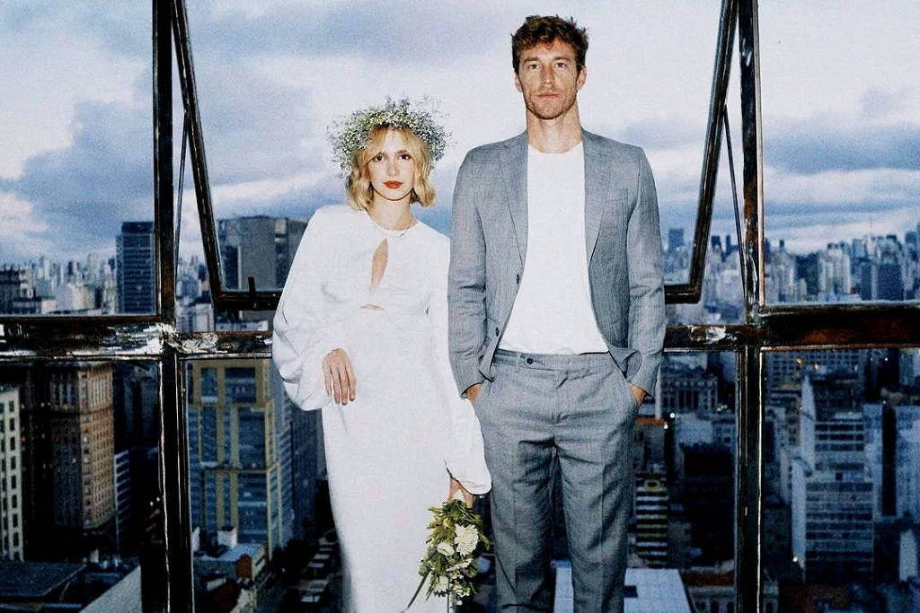 O casamento de Isabella Scherer e o marido, Rodrigo Calazans (Foto: @isascherer no Instagram)