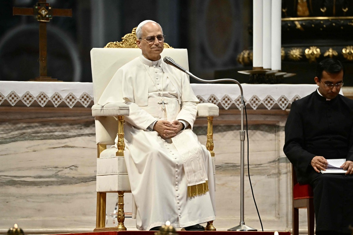 Papa Leão XIV pede 'responsabilidade e razão' a Irã e Israel (Foto: Filippo Monteforte/AFP)
