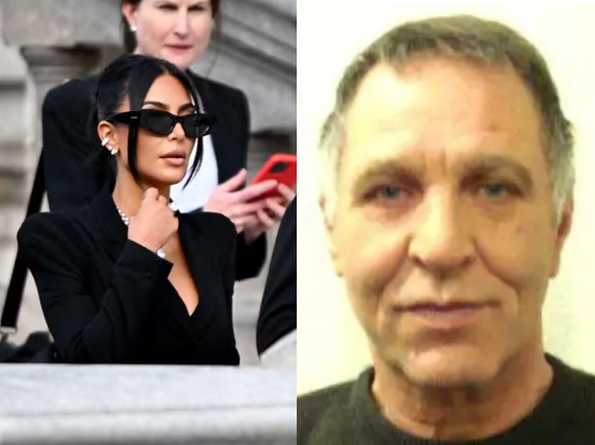 Morre ladrão que roubou joias de Kim Kardashian em Paris avaliada em R$ 56 milhões Kim Kardashian chega para julgamento em Paris; Didier Dubreucq era um dos réus (Foto: AFP/Reprodução)