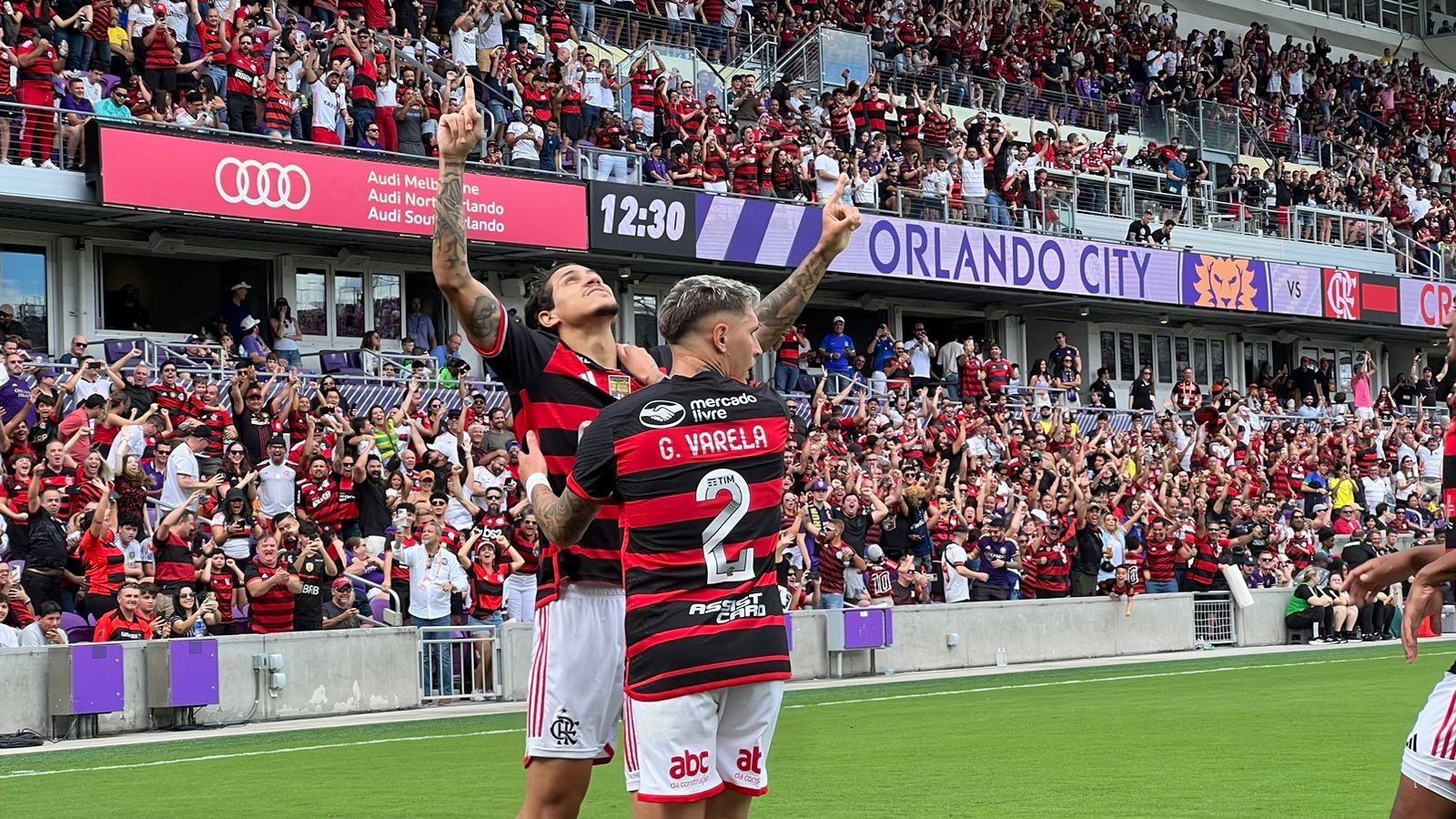 Estádio com capacidade para 65 mil recebe torcedores do Flamengo no exterior Foto: Reprodução