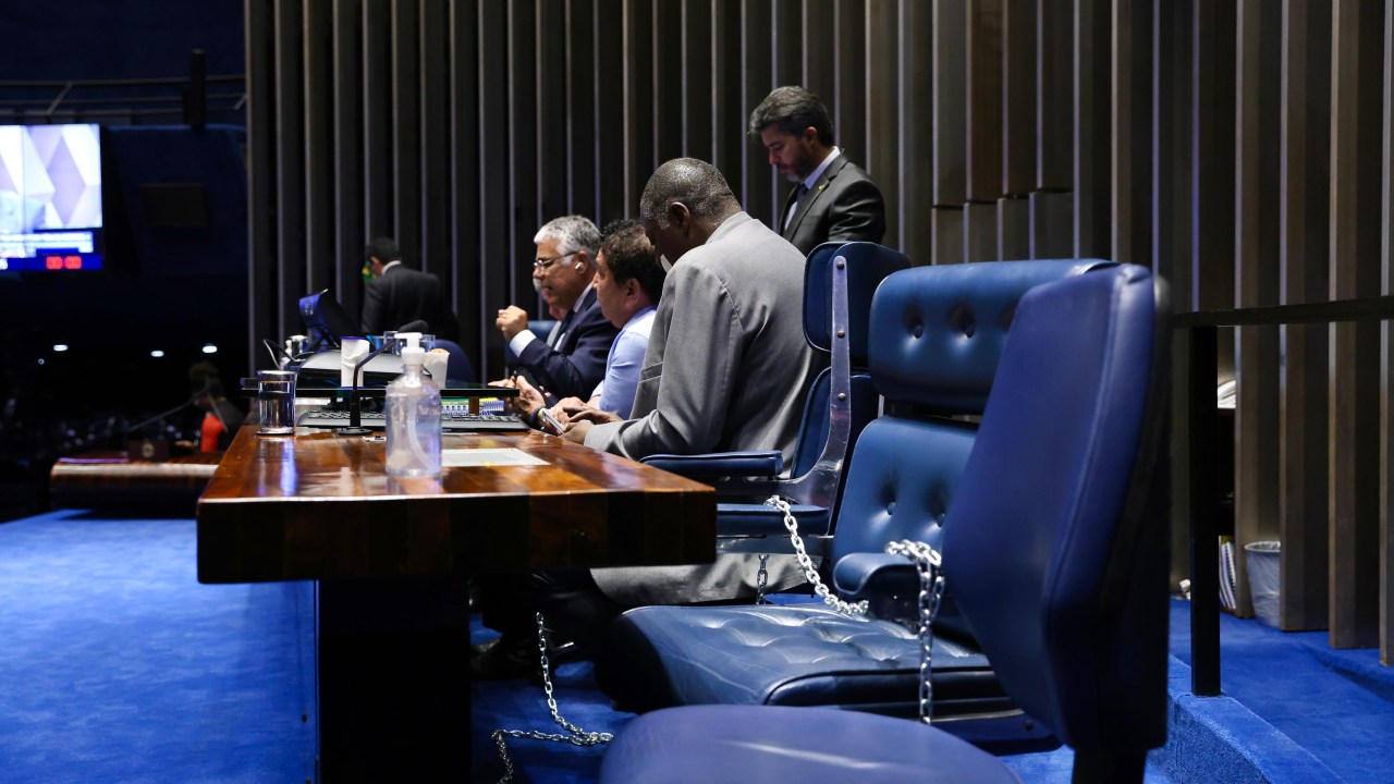 Davi Alcolumbre exige fim do motim bolsonarista até hoje Foto: Reprodução