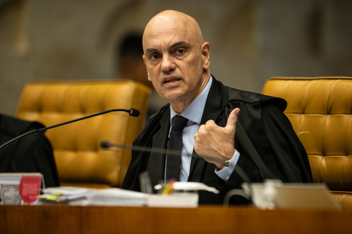 Clima tenso no Congresso dos EUA entre democratas e bolsonaristas por sanções a Moraes Ministro do STF Alexandre de Moraes (Foto: Brenno Carvalho/O Globo)
