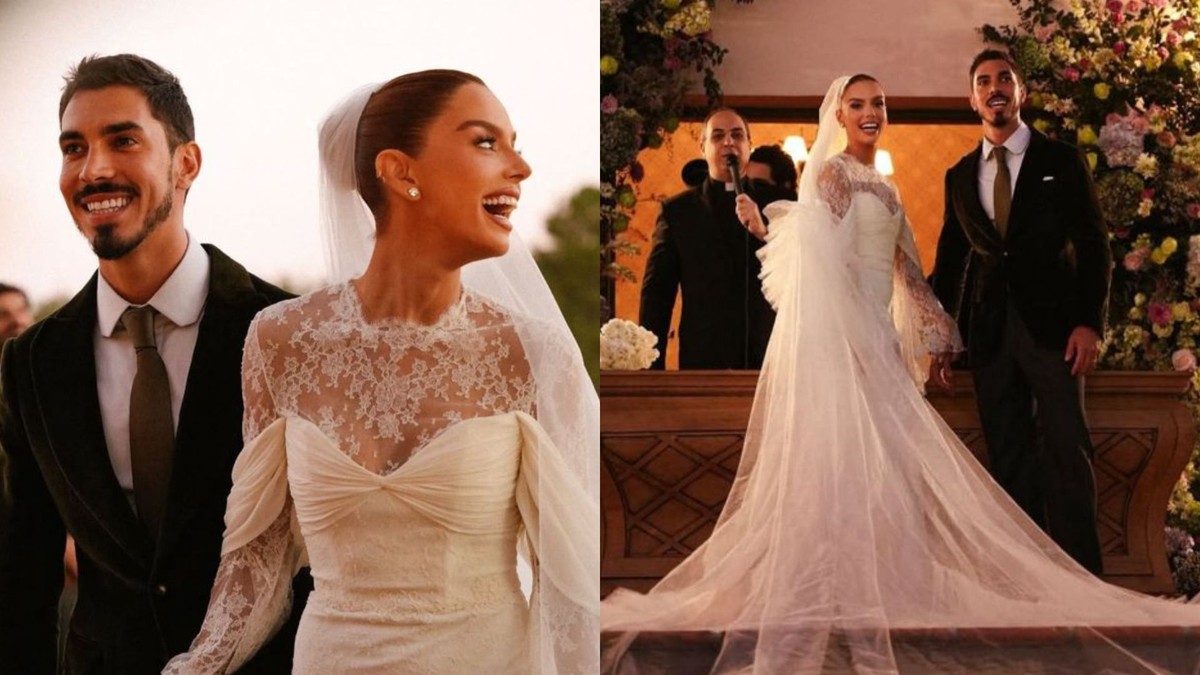 Giovanna Lancellotti e Gabriel David celebram segundo casamento em grande estilo Uma semana depois de oficializar a união aos pés do Cristo Redentor, no Rio de Janeiro, Giovanna Lancellotti e Gabriel David disseram “sim” mais uma vez. (Foto: Reprodução/Instagram)