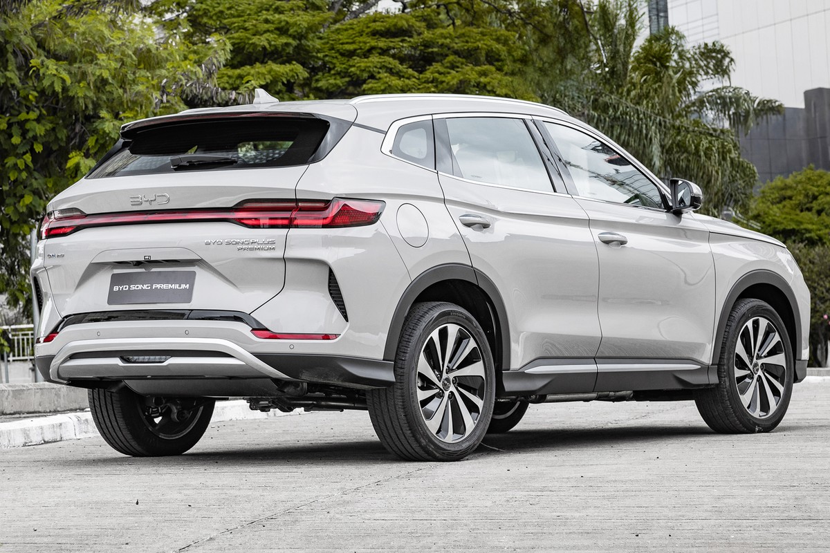 Imposto sobre carros elétricos e híbridos importados aumenta em julho BYD Song Plus Premium — Foto: Divulgação/BYD