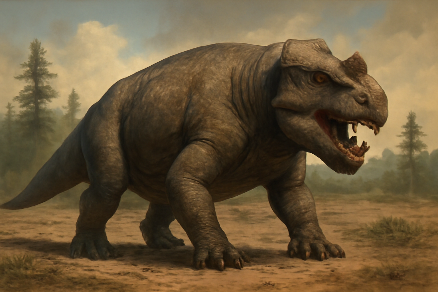 Superpredadores da Pangeria: conheça os gigantes que dominaram antes dos dinossauros Conheça os superpredadores do Permiano, como o Dimetrodon e o Anteossauro, que dominaram a Terra antes dos dinossauros (Foto: Reprodução)
