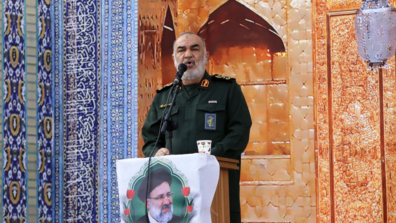 Hossein Salami, chefe da Guarda Revolucionária do Irã (Foto: Fatemeh Bahrami/Anadolu/Getty Images)