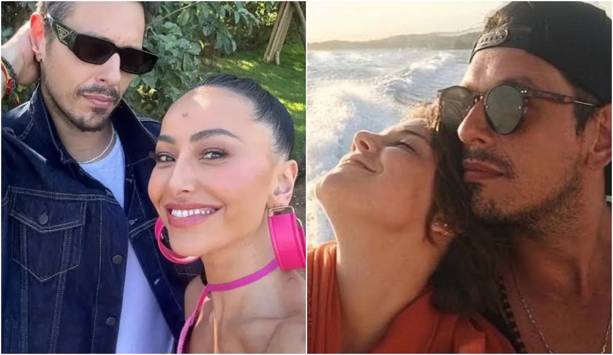 João Vicente revela amizades com ex-namoradas famosas e surpreende fãs João Vicente de Castro com Sabrina Sato e Alice Wegmann — Foto: Reprodução/Instagram