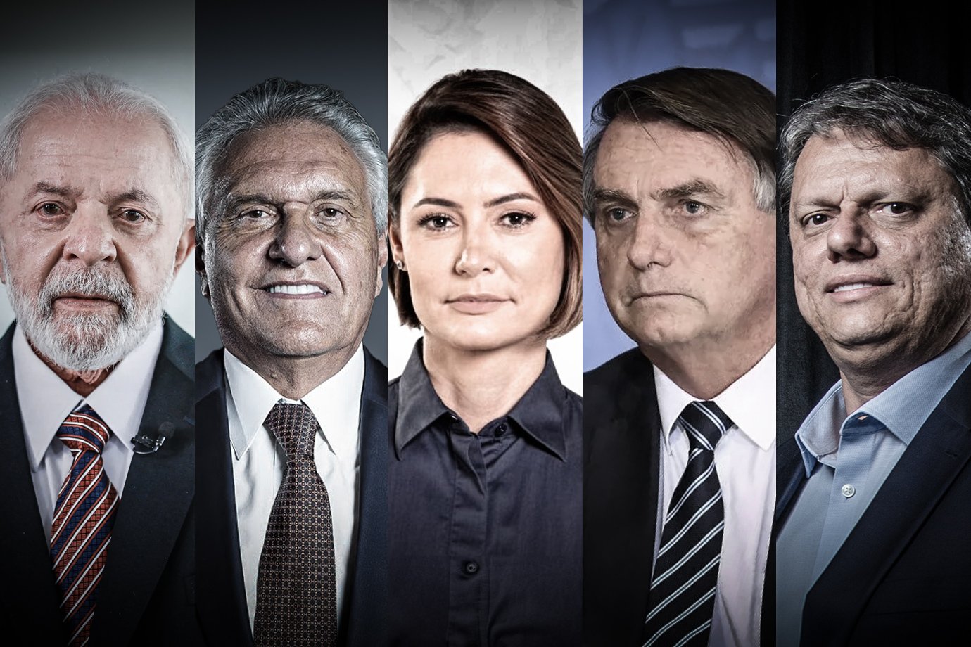Pesquisas revelam cenário eleitoral para Lula, Bolsonaro e Tarcísio em 2026 Eleições 2026: cinco pesquisas mostraram cenários da disputa do próximo ano (Foto: Ricardo Stuckert/Um Brasil/Facebook/Reprodução/Evaristo Sá/Leandro Fonseca/Exame)