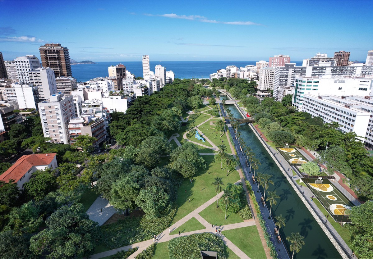Projeto urbanístico para o Jardim de Alah (Foto: Divulgação)