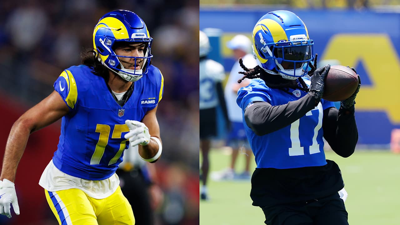 Puka Nacua celebra aprendizado ao lado de Davante Adams nos Rams Foto: Reprodução/@NFL