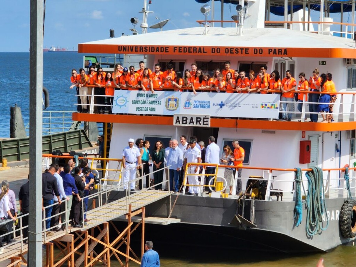 Abaré 2025 promove ciência e inovação em busca de justiça social Barco une ferramentas tecnológicas com assistência e formação de médicos (Foto: Reprodução)