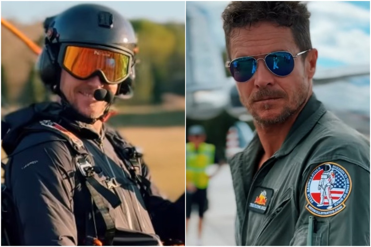 Felix Baumgartner, de 56 anos, já saltou de pontos como o Cristo Redentor; paraquedista morreu em acidente (Foto: Reprodução)