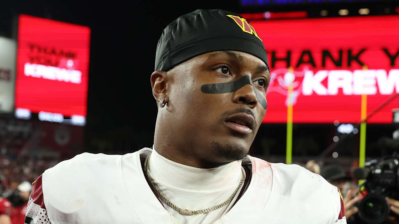 Terry McLaurin não participa de treino enquanto busca novo contrato com os Commanders Foto: Reprodução/@NFL