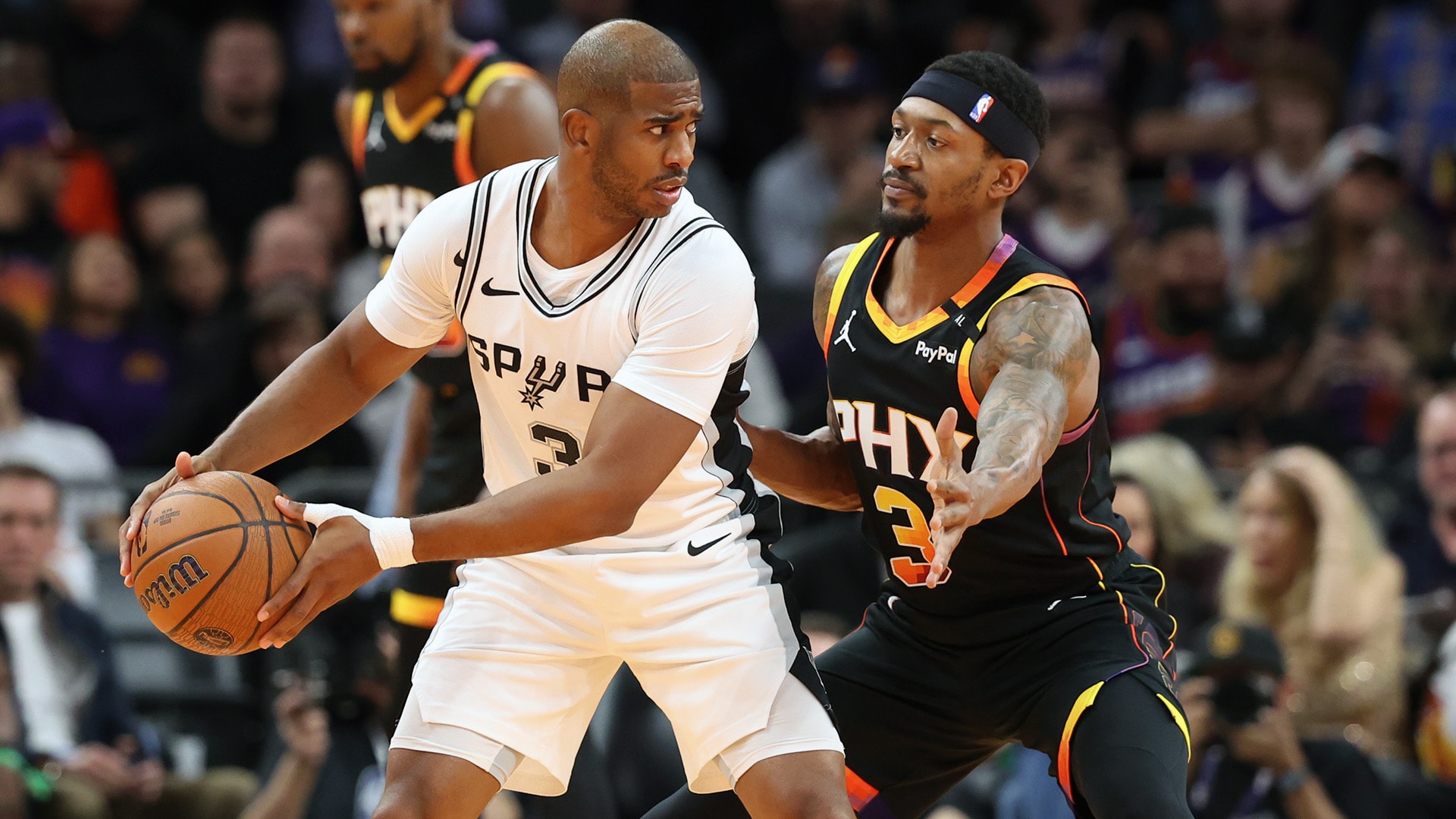 Bradley Beal cede número 3 da camisa para Chris Paul no Los Angeles Clippers Foto: Reprodução/@NBA