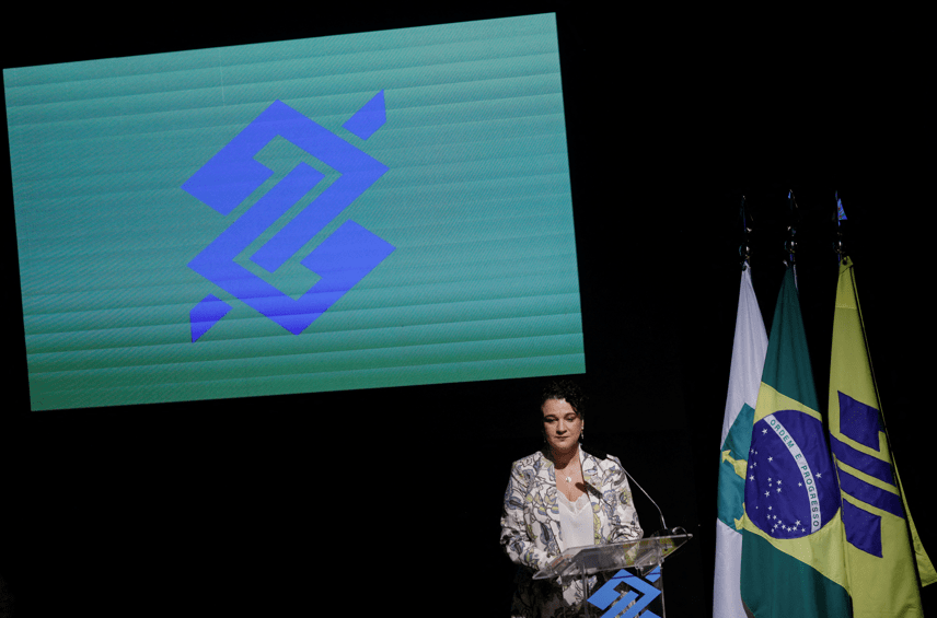Presidente do Banco do Brasil, Tarciana Medeiros, em sua cerimônia de posse, em Brasília 16/01/2023 (Foto: REUTERS/Adriano Machado)