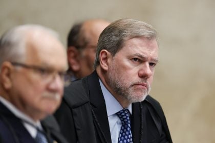 Celular deixado na cena do crime é considerado prova pelo STF O ministro Dias Toffoli comandará, no STF, uma audiência sobre a fraude do INSS. (Foto: Ton Molina/STF)
