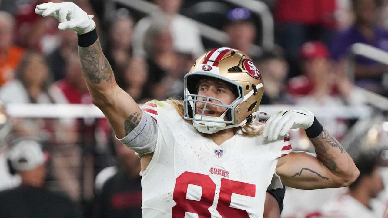 George Kittle afirma que jogará na NFL enquanto se divertir com o esporte Foto: Reprodução/@NFL