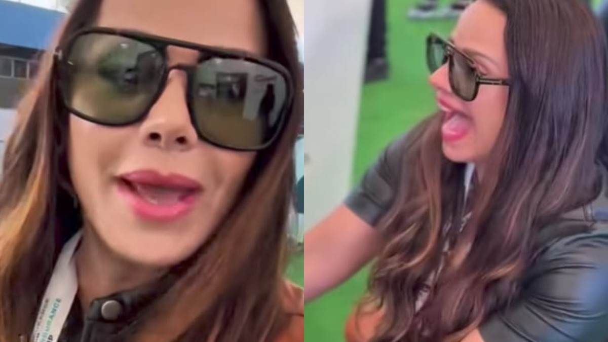 Viviane Araujo viveu momentos de sofisticação e inovação na área VIP durante o FIA WEC em SP (Foto: Reprodução Instagram)