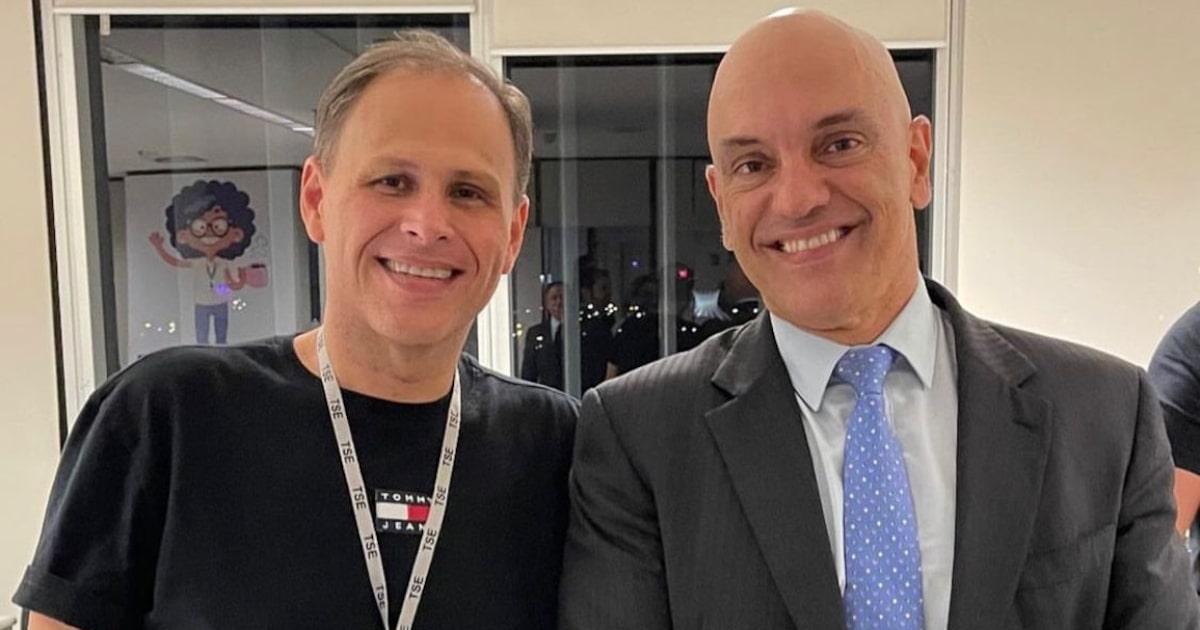 Ex-assessor de Moraes promete revelações impactantes sobre o ministro O perito computacional Eduardo Tagliaferro ao lado do ministro Alexandre de Moraes. (Foto: @edutagliaferro via Instagram)