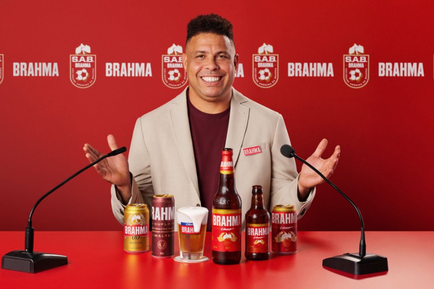 Ronaldo Nazário é o rosto da iniciativa que coloca o torcedor no centro da estratégia de futebol e marketing da Brahma (Foto: Divulgação)