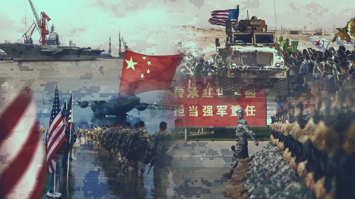 A Guerra no Século XXI: Falta de experiência em combate põe em xeque crescente poder militar da China na disputa com EUA (Foto: Editoria de Arte)