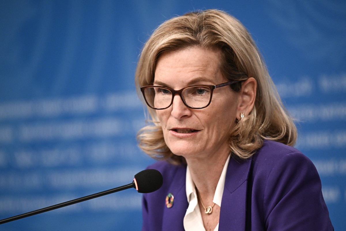 ONU pede ação global urgente para regulamentar a inteligência artificial Secretária-Geral da União Internacional de Telecomunicações (Foto: Fabrice COFFRINI / AFP)