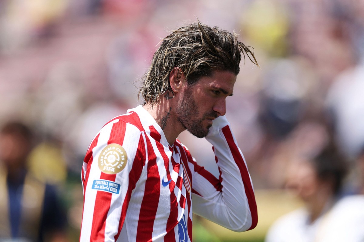 Rodrigo De Paul disputou o Mundial de Clubes com o Atlético de Madrid (Foto: Stu Forster/Getty Images via AFP)