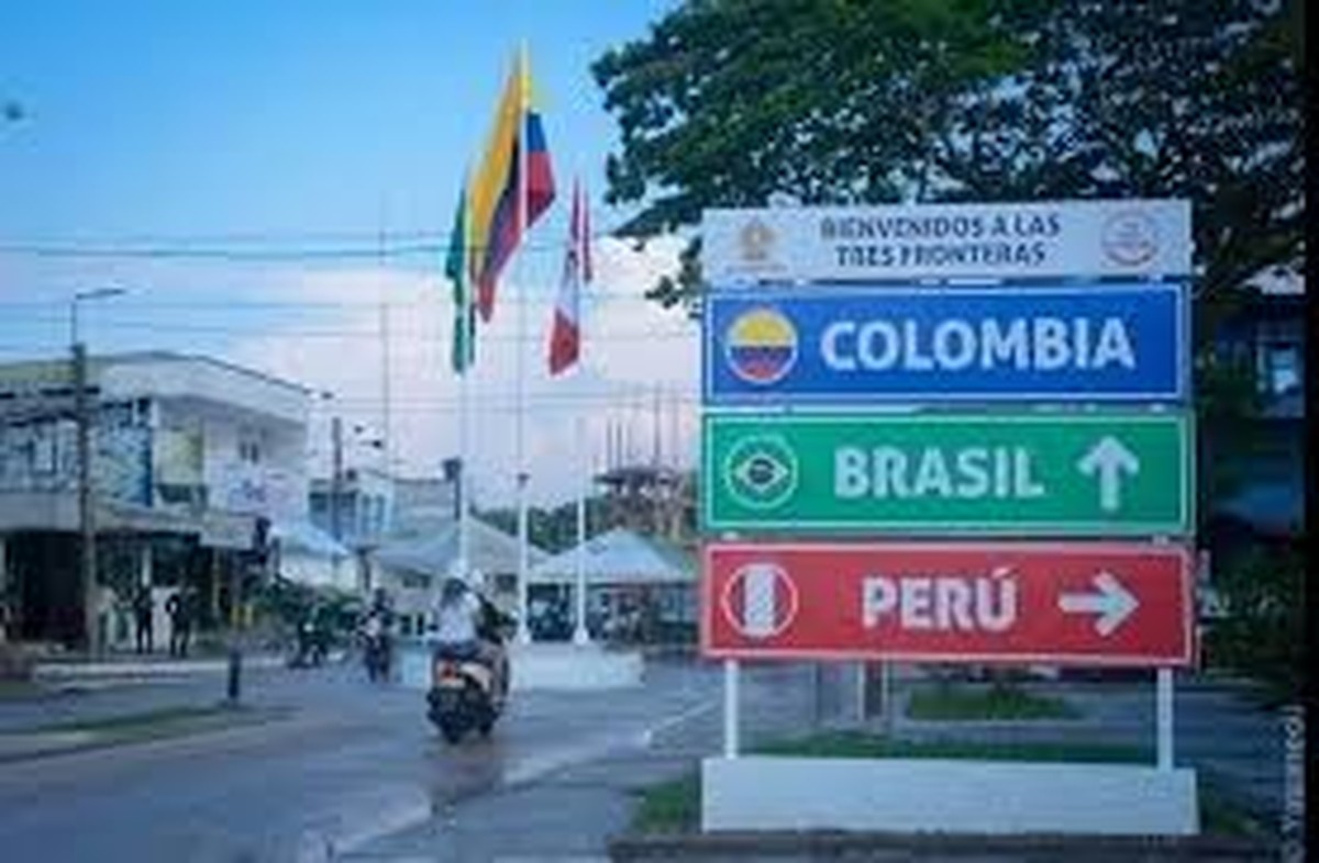 Força Nacional de Segurança intervém no conflito entre Peru e Colômbia na fronteira brasileira Fronteira entre os três países (Foto: reprodução)