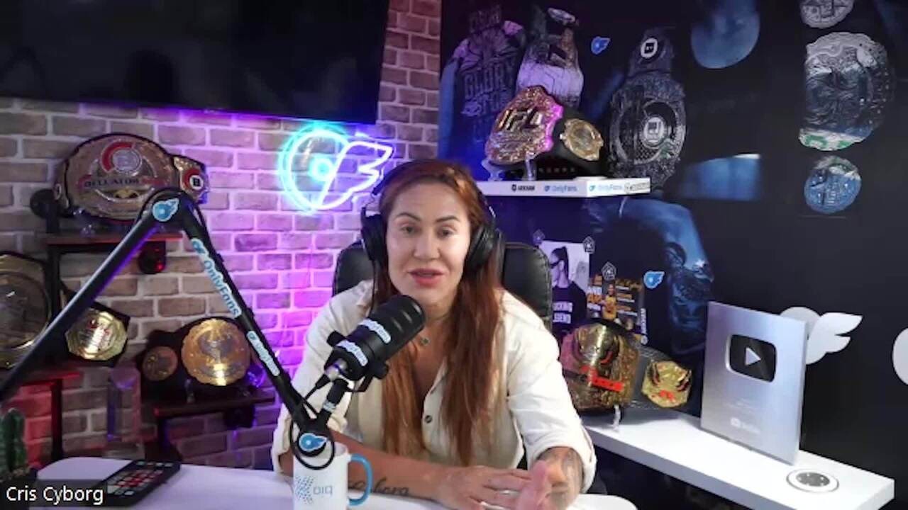 Cris Cyborg comemora 40 anos e destaca legado para novas atletas no MMA Foto: Reprodução