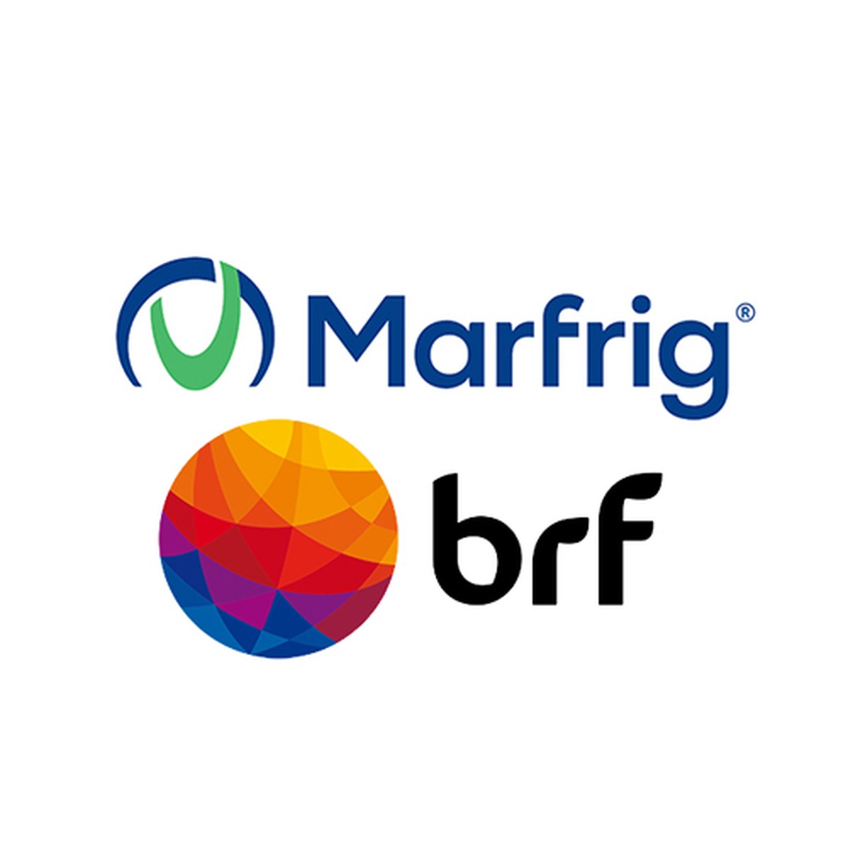 Marcas da Marfrig e da BRF (Foto: Divulgação)