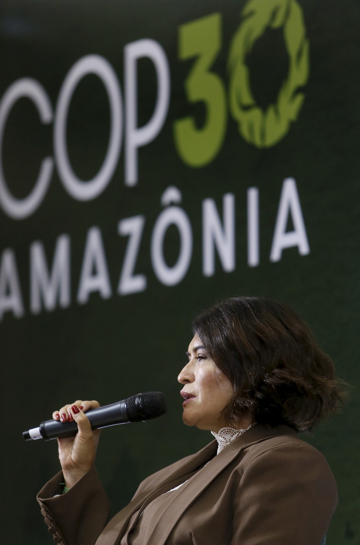 Brasil se destaca como potencial líder na transição energética global Elbia Gannoum, presidente da Associação Brasileira de Energia Eólica (Foto: Marcelo Theobald)