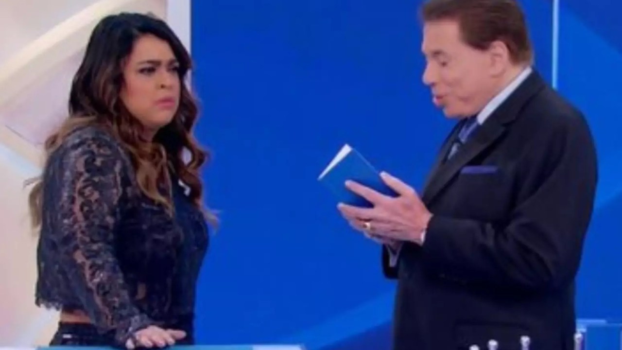 Preta Gil e Silvio Santos -  (Foto: SBT/Reprodução)