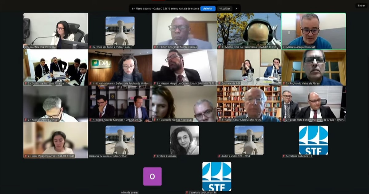 Agente da PF afirma não ter contato com Bolsonaro em caso de desinformação Réus do núcleo 4 da tentativa de golpe de Estado prestam depoimento ao Supremo Tribunal Federal. (Foto: Youtube)
