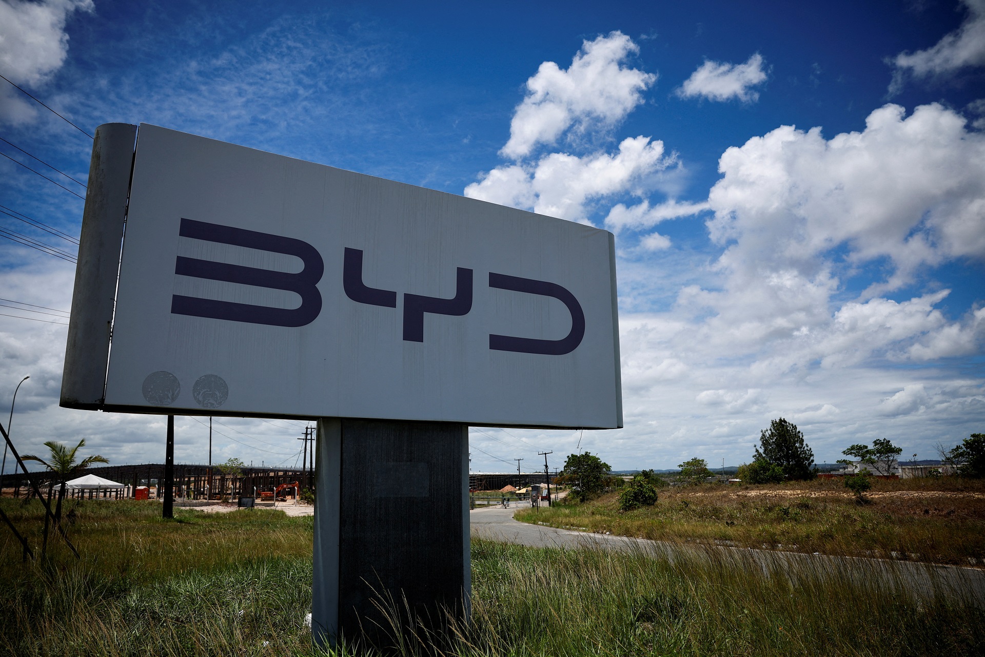 Local de construção de fábrica da BYD em Camaçari, Bahia (Foto: REUTERS/Adriano Machado/File Photo)