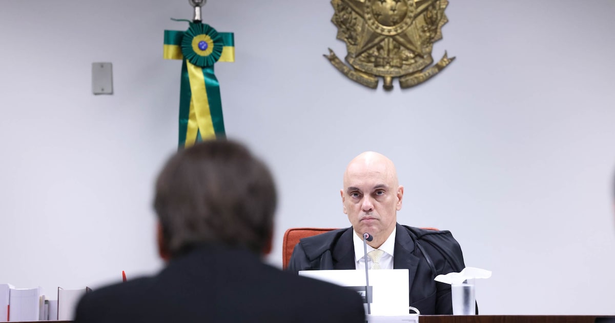 Ministro Alexandre de Moraes voltou a se indispor com advogado durante audiência na Primeira Turma do STF (Foto: Antonio Augusto/STF)