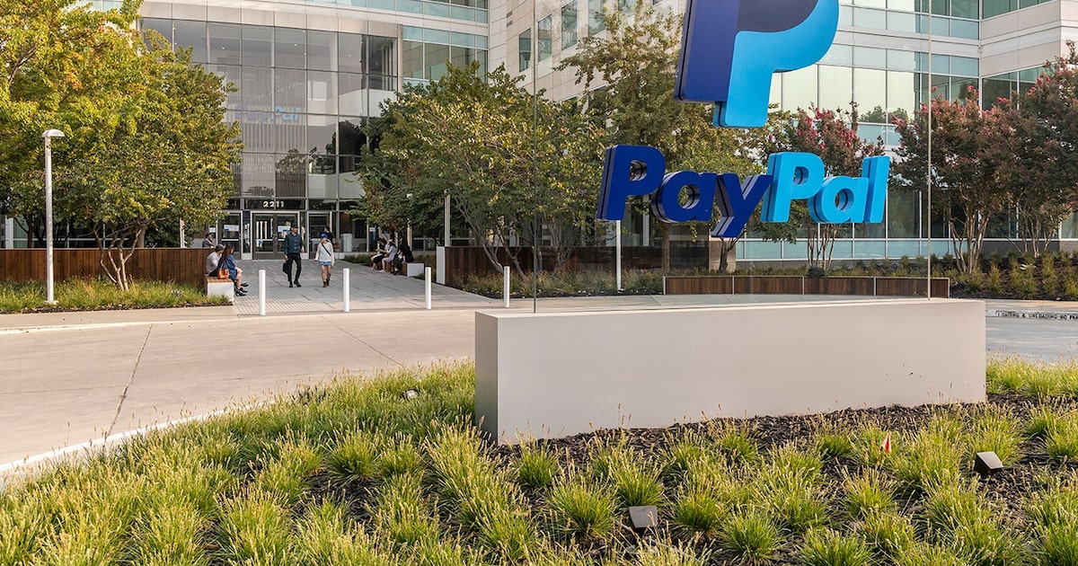 Sede do PayPal em San José, na Califórnia: aposta em plataforma global que simplifique o ato de compra por meio de digital wallets integradas (Foto: PayPal Holdings, Inc./Hand-out)