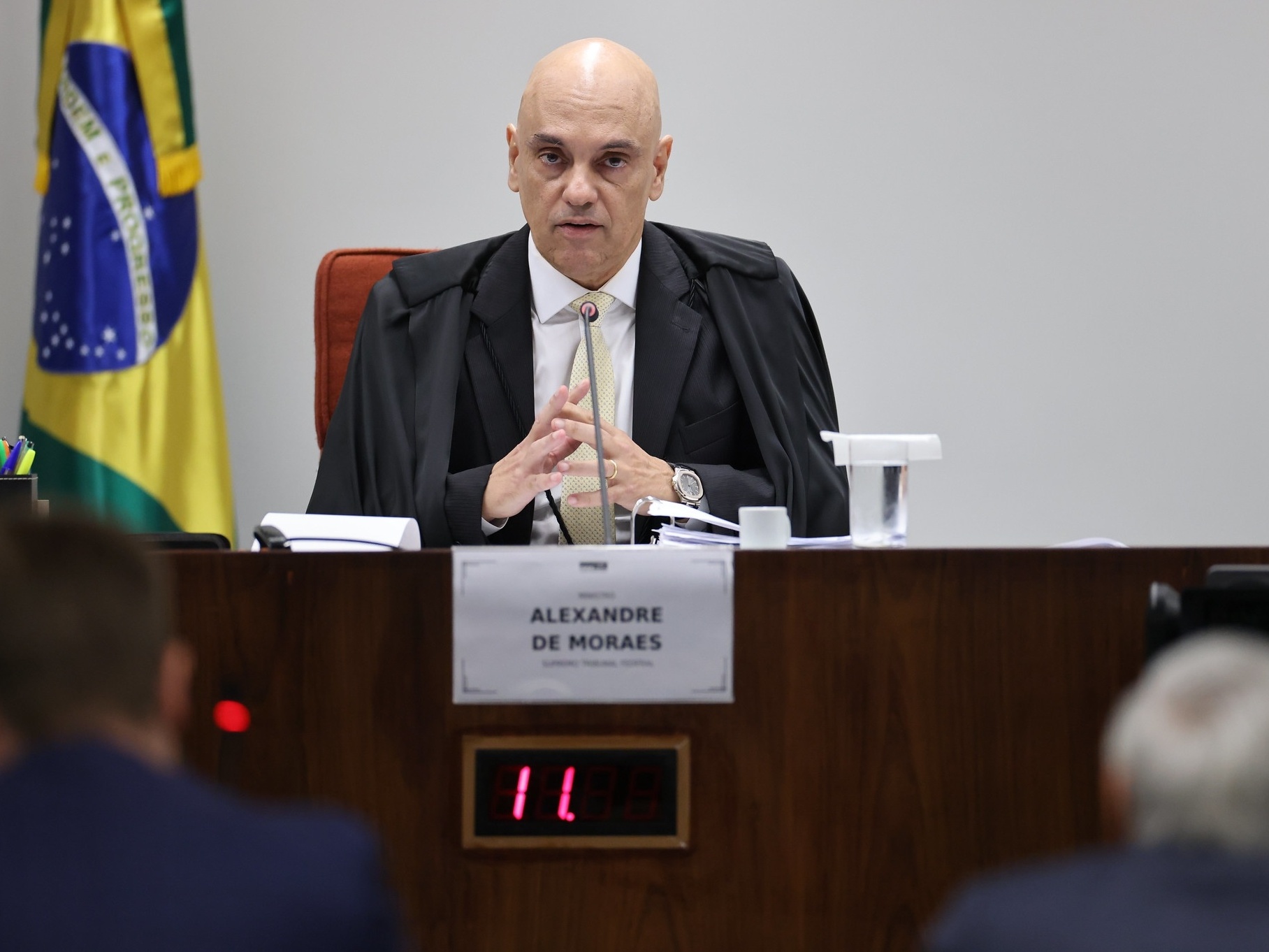 Moraes revoga tornozeleira eletrônica de ré com gestação de risco após 8/1 Moraes é relator do caso dos ataques do 8 de Janeiro (Foto: Ton Molina/STF)