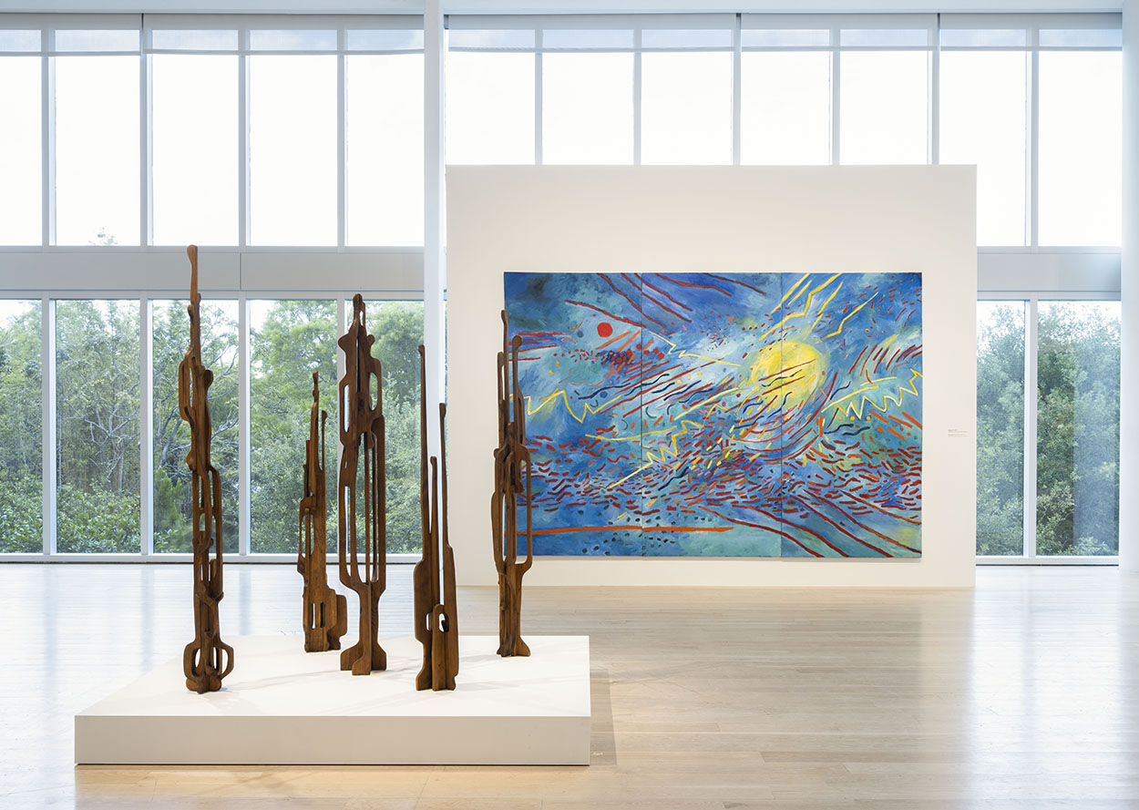 Vista da exposição “Mildred Thompson: Frequencies” no Institute of Contemporary Art, Miami. (Foto: Oriol Tarridas)