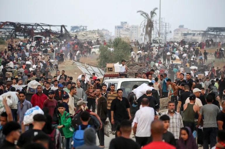 Centro de ajuda bombardeado em Gaza (Foto: Eyad Baba/AFP)