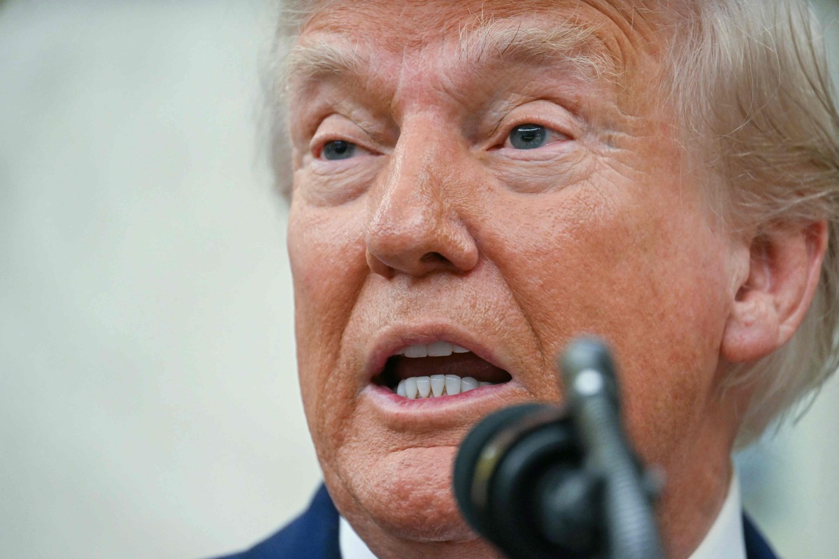 Donald Trump, presidente dos EUA — Foto: Jim Watson/AFP